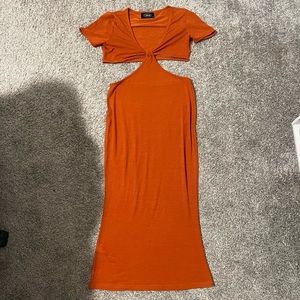 NWOT Midi Cutout Dress